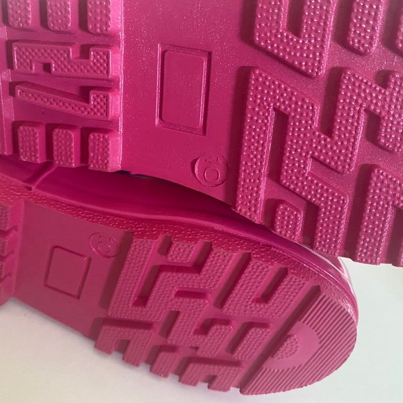 K KomForme Girls kids Boots RainBoots Rubber - Picture 9 of 13